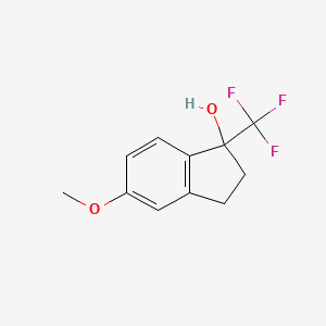 5-methoxy-1-(trifluoromethyl)-2,3-dihydro-1H-inden-1-ol
