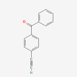 molecular formula C15H10O B8802015 4-Benzoylphenylethyne CAS No. 119754-17-5