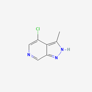 molecular formula C7H6ClN3 B8802022 4-Chloro-3-methyl-1H-pyrazolo[3,4-c]pyridine 