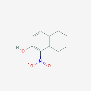 molecular formula C10H11NO3 B8802037 1-Nitro-5,6,7,8-tetrahydronaphthalen-2-ol CAS No. 6240-80-8