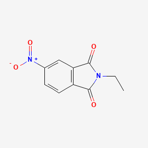 molecular formula C10H8N2O4 B8802075 4-nitro-N-ethylphthalimide CAS No. 55080-56-3