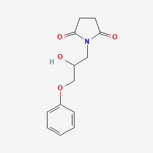 B8802121 1-(2-Hydroxy-3-phenoxypropyl)pyrrolidine-2,5-dione CAS No. 83195-24-8