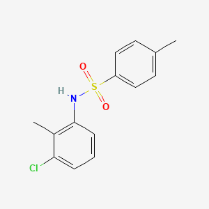 molecular formula C14H14ClNO2S B8802179 N-(3-chloro-2-methylphenyl)-4-methylbenzenesulfonamide 