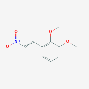 molecular formula C10H11NO4 B8802218 1,2-Dimethoxy-3-(2-nitroethenyl)benzene 