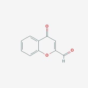 molecular formula C10H6O3 B8802239 4-oxo-4H-chromene-2-carbaldehyde 