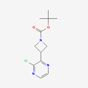 Tert-butyl 3-(3-chloropyrazin-2-yl)azetidine-1-carboxylate