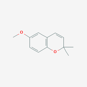 molecular formula C12H14O2 B8802297 6-methoxy-2,2-dimethyl-2H-1-benzopyran CAS No. 22927-97-5