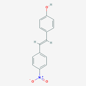 molecular formula C14H11NO3 B088023 4-羟基-4'-硝基芪 CAS No. 14064-83-6