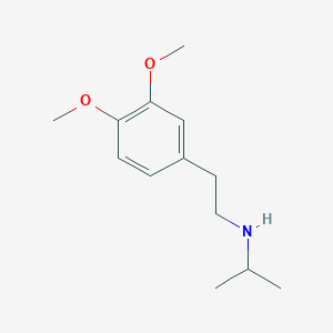 molecular formula C13H21NO2 B8802310 N-[2-(3,4-dimethoxyphenyl)ethyl]propan-2-amine 