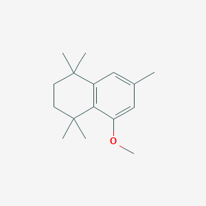 molecular formula C16H24O B8802312 5-Methoxy-1,1,4,4,7-pentamethyl-1,2,3,4-tetrahydronaphthalene CAS No. 22825-11-2