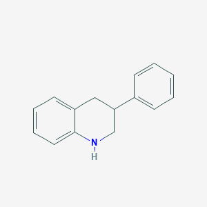 molecular formula C15H15N B8802339 1,2,3,4-Tetrahydro-3-phenylquinoline 