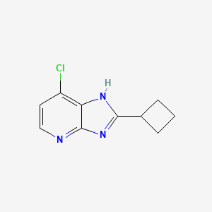 molecular formula C10H10ClN3 B8802363 7-Chloro-2-cyclobutyl-3H-imidazo[4,5-B]pyridine 