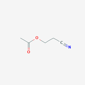 molecular formula C5H7NO2 B8802371 2-Cyanoethyl acetate CAS No. 5325-93-9