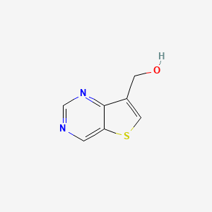 molecular formula C7H6N2OS B8802382 Thieno[3,2-d]pyrimidin-7-ylmethanol 