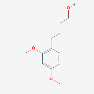 molecular formula C12H18O3 B8802475 4-(2,4-Dimethoxyphenyl)butan-1-OL CAS No. 107153-52-6
