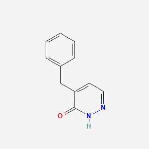 molecular formula C11H10N2O B8802534 4-Benzyl-3(2H)-pyridazinone CAS No. 479481-55-5