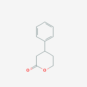 molecular formula C11H12O2 B8802557 4-Phenyl-tetrahydropyran-2-one 