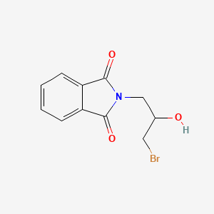 molecular formula C11H10BrNO3 B8802581 2-(3-Bromo-2-hydroxypropyl)-1h-isoindole-1,3(2h)-dione CAS No. 6284-27-1