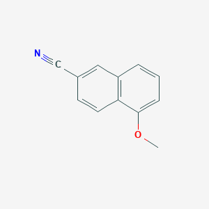 molecular formula C12H9NO B8802591 5-Methoxy-2-naphthonitrile 