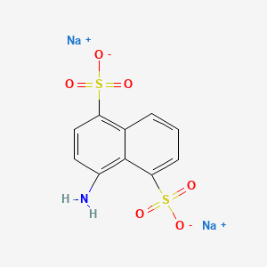 B8802689 4-Aminonaphthalene-1,5-disulphonic acid, sodium salt CAS No. 83732-82-5
