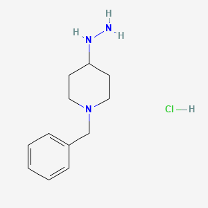 1-Benzyl-4-hydrazinylpiperidine hydrochloride
