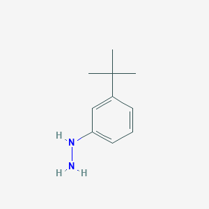 molecular formula C10H16N2 B8802749 (3-Tert-butylphenyl)hydrazine CAS No. 83672-24-6