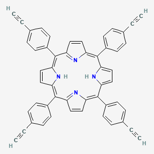 molecular formula C52H30N4 B8802759 5,10,15,20-Tetra(4-ethynylphenyl)porphyrin 