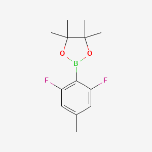 molecular formula C13H17BF2O2 B8802789 2-(2,6-Difluoro-4-methylphenyl)-4,4,5,5-tetramethyl-1,3,2-dioxaborolane 