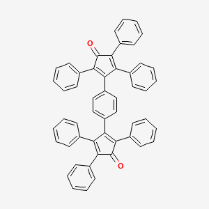 molecular formula C52H34O2 B8802798 3,3'-(1,4-Phenylene)bis(2,4,5-triphenylcyclopentadienone) CAS No. 3432-73-3
