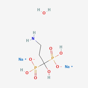 molecular formula C3H11NNa2O8P2 B8802812 Pamidronate disodium hydrate 
