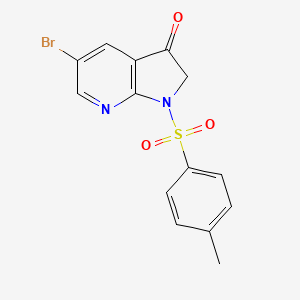 5-Bromo-1-tosyl-1,2-dihydropyrrolo[2,3-b]pyridin-3-one