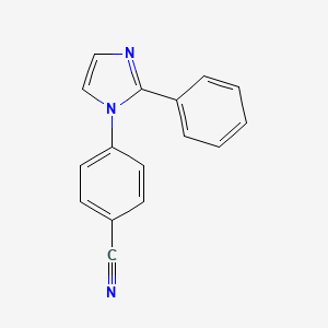 4-(2-phenyl-1H-imidazol-1-yl)benzonitrile