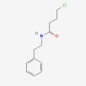 4-chloro-N-(2-phenylethyl)butanamide