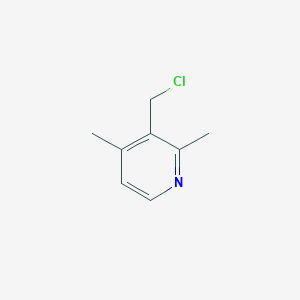 molecular formula C8H10ClN B8802936 3-(Chloromethyl)-2,4-dimethylpyridine CAS No. 194151-97-8