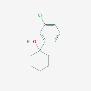 molecular formula C12H15ClO B8802947 1-(3-Chlorophenyl)cyclohexanol CAS No. 19920-86-6