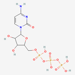 molecular formula C9H16N3O14P3 B8802993 Cytidine triphosphate disodium salt 