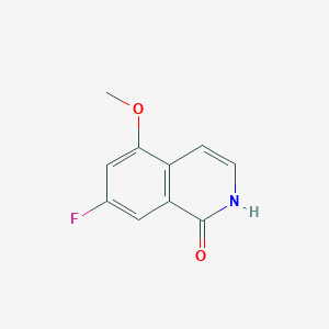 molecular formula C10H8FNO2 B8803003 7-Fluoro-5-methoxyisoquinolin-1-OL 