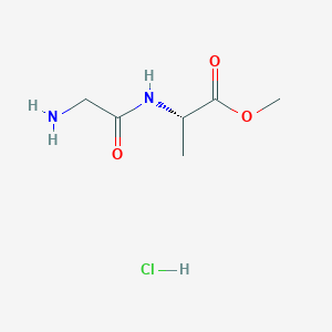 molecular formula C6H13ClN2O3 B8803008 H-Gly-ala-ome hcl 