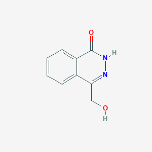 molecular formula C9H8N2O2 B8803148 4-(hydroxymethyl)phthalazin-1(2H)-one CAS No. 38933-79-8