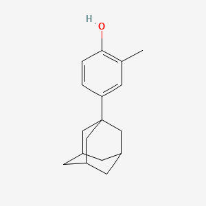 molecular formula C17H22O B8803152 4-(1-Adamantyl)-2-methylphenol CAS No. 53799-14-7