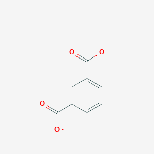molecular formula C9H7O4- B8803198 1,3-Benzenedicarboxylic acid, monomethyl ester 