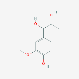molecular formula C10H14O4 B8803249 3-Methoxyphenyl)propane-1,2-diol 