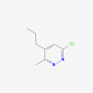 molecular formula C8H11ClN2 B8803250 6-Chloro-3-methyl-4-propylpyridazine CAS No. 679405-99-3