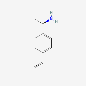 molecular formula C10H13N B8803292 (R)-1-(4-Vinylphenyl)ethanamine 
