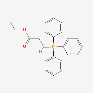 molecular formula C23H23O2P B8803302 Ethyl 3-(triphenyl-lambda~5~-phosphanylidene)propanoate CAS No. 54356-04-6