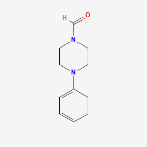 molecular formula C11H14N2O B8803319 4-Phenylpiperazine-1-carbaldehyde CAS No. 51420-33-8