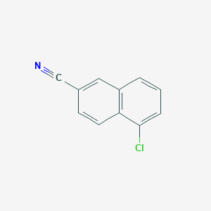 5-Chloronaphthalene-2-carbonitrile