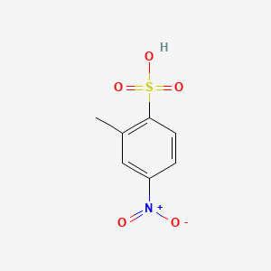 molecular formula C7H7NO5S B8803349 2-Methyl-4-nitrobenzenesulfonic acid CAS No. 7434-70-0