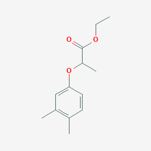 molecular formula C13H18O3 B8803356 Ethyl 2-(3,4-dimethylphenoxy)propanoate 