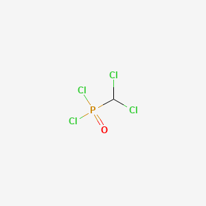 molecular formula CHCl4OP B8803368 Phosphonic dichloride, (dichloromethyl)- CAS No. 29941-08-0